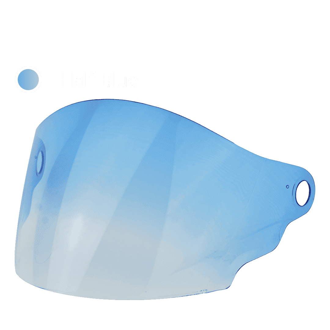 Half blue